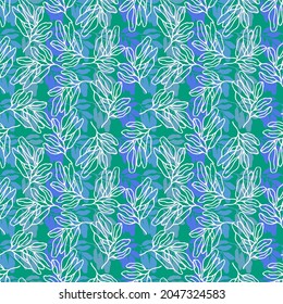 autumn leaves vector seamless pattern. background for fabrics, prints, packaging and postcards