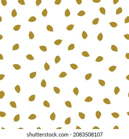 autumn leaves vector seamless pattern. background for fabrics, prints, packaging and postcards