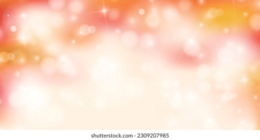 autumn light orange sky background