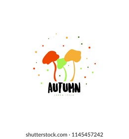 Autumn logo vector. Autumn logo template