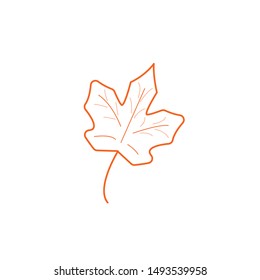 Autumn logo vector template design