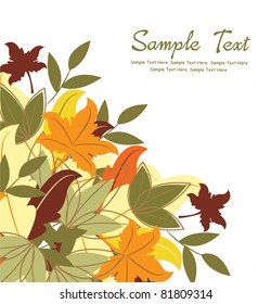 Autumn Maple Background