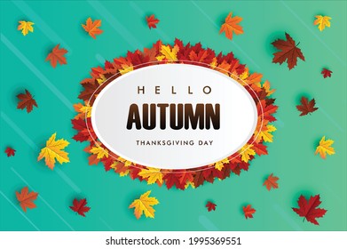 autumn maple leaf background banner