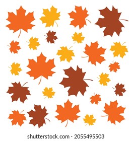 autumn maple leaf pattern background