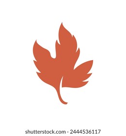 Autumn Maple leaf vector illustration design template