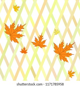 autumn maple leaves autumnal vector background