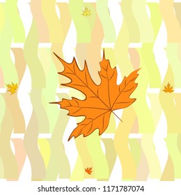 autumn maple leaves autumnal vector background