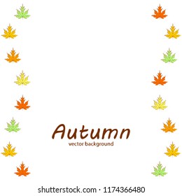 autumn maple leaves autumnal vector background autumn maple leaves autumnal vector background