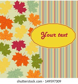 autumn maple leaves background