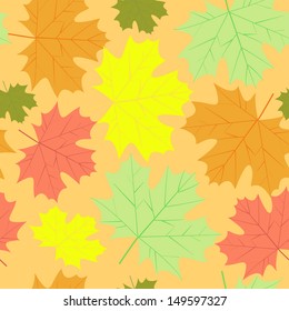 autumn maple leaves background