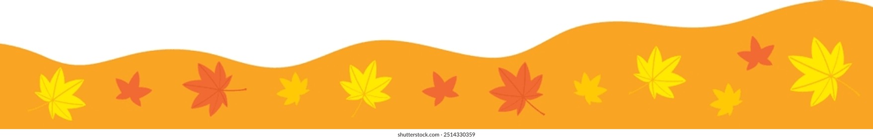 Conjunto de iconos de hojas de arce de otoño, Ilustración vectorial. Estilo de diseño plano.