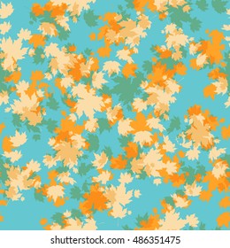 Autumn maple seamless