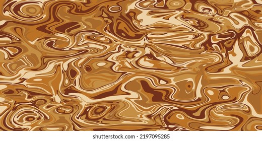 Autumn marble pattern. Horizontal background. Fluid art. For invitation, cover, packaging design. Vector stock illustration.