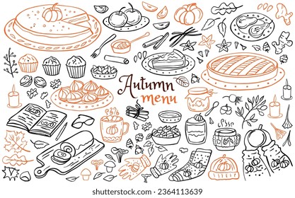 Autumn menu card 