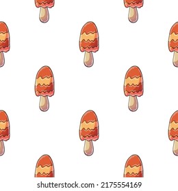 Autumn mood. Illustration in hand draw style. Seamless pattern