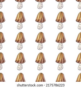 Autumn mood. Illustration in hand draw style. Seamless pattern