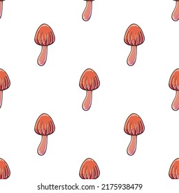 Autumn mood. Illustration in hand draw style. Seamless pattern