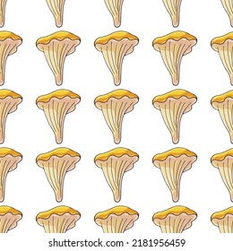 Autumn mood. Illustration in hand draw style. Seamless pattern