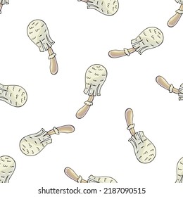 Autumn mood. Illustration in hand draw style. Seamless pattern