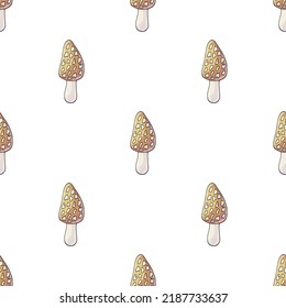 Autumn mood. Illustration in hand draw style. Seamless pattern