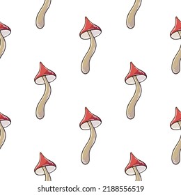 Autumn mood. Illustration in hand draw style. Seamless pattern