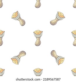 Autumn mood. Illustration in hand draw style. Seamless pattern