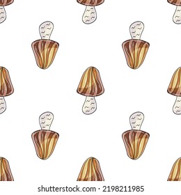 Autumn mood. Illustration in hand draw style. Seamless pattern