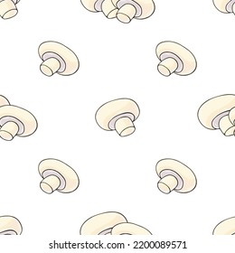 Autumn mood. Illustration in hand draw style. Seamless pattern