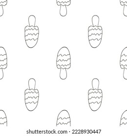Autumn mood. Illustration in hand draw style. Seamless pattern