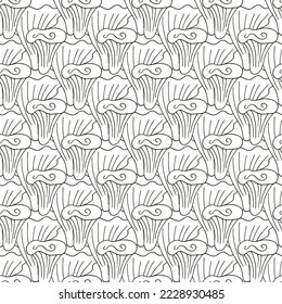 Autumn mood. Illustration in hand draw style. Seamless pattern