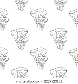 Autumn mood. Illustration in hand draw style. Seamless pattern