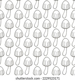 Autumn mood. Illustration in hand draw style. Seamless pattern