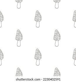 Autumn mood. Illustration in hand draw style. Seamless pattern
