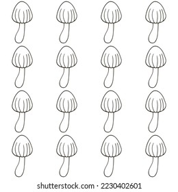 Autumn mood. Illustration in hand draw style. Seamless pattern