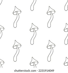 Autumn mood. Illustration in hand draw style. Seamless pattern