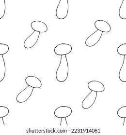 Autumn mood. Illustration in hand draw style. Seamless pattern