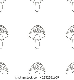 Autumn mood. Illustration in hand draw style. Seamless pattern