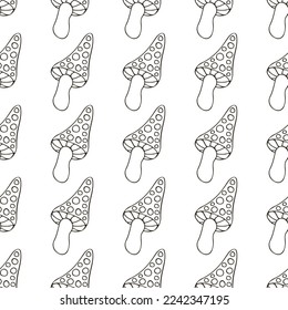 Autumn mood. Illustration in hand draw style. Seamless pattern