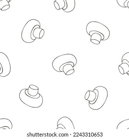 Autumn mood. Illustration in hand draw style. Seamless pattern