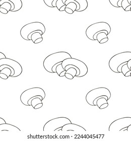 Autumn mood. Illustration in hand draw style. Seamless pattern