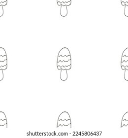 Autumn mood. Illustration in hand draw style. Seamless pattern