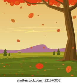 Autumn in the Mountain