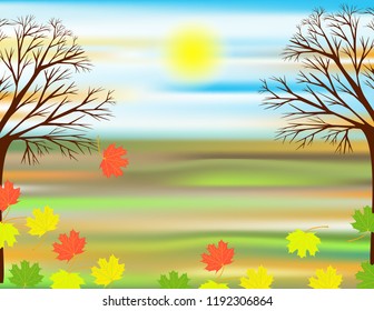 Autumn nature background