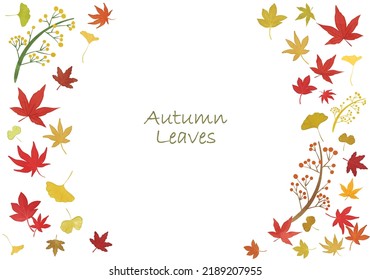 autumn nature cute background illustration