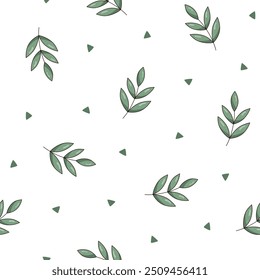 Autumn object mushroom cup of coffee leaf acorn jar cake pumpkin plaid. Seamless pattern. Season time of year. Vector drawing. Design ornaments.