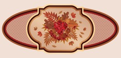 Autumn Old Banner, Vector Illustration