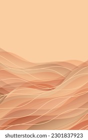 Fondo del patrón japonés naranja otoñal