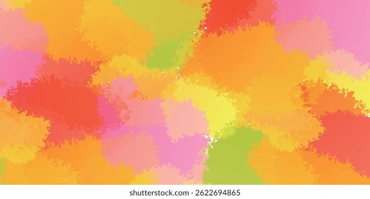Autumn Orange Pink Pattern Background