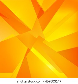 autumn orange, yellow and red abstract triangle background