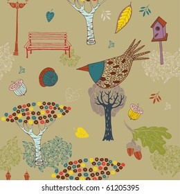 autumn park background